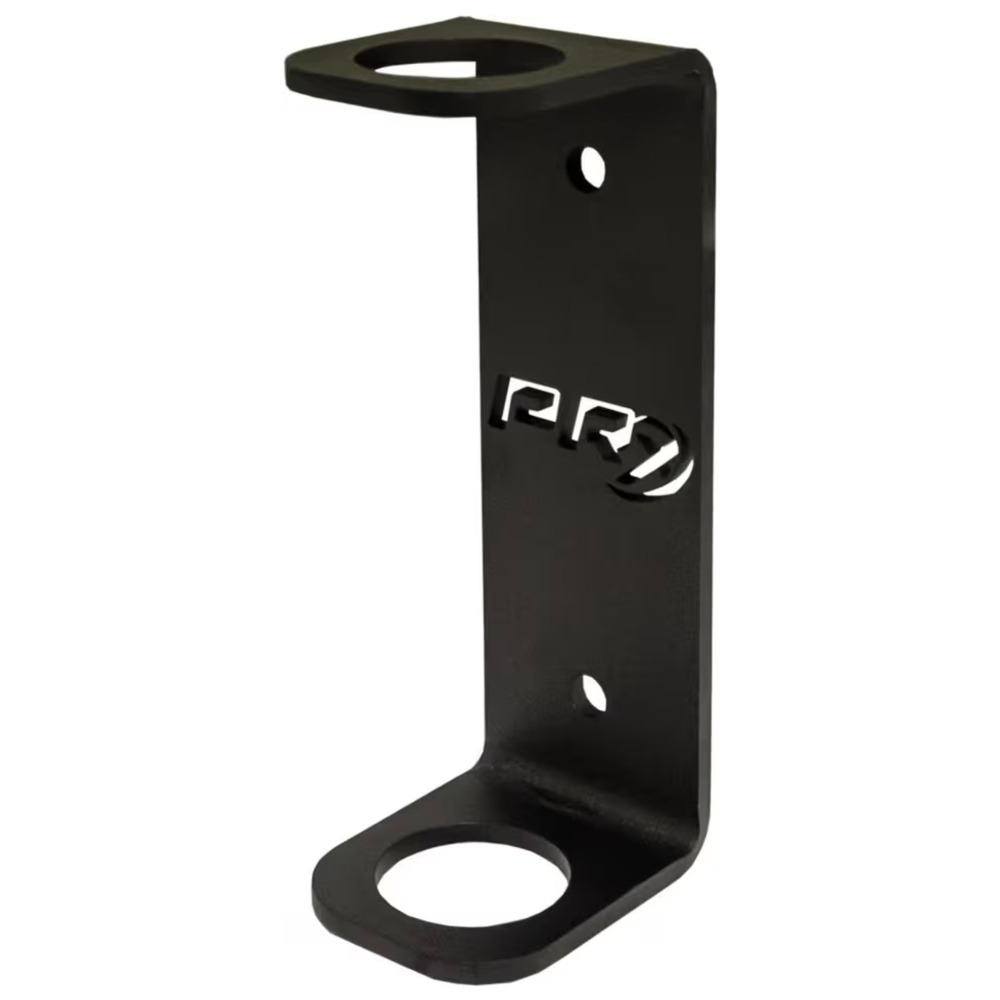 PRx Performance Olympic Barbell Wall Storage Rack Vertical Mount Black Steel